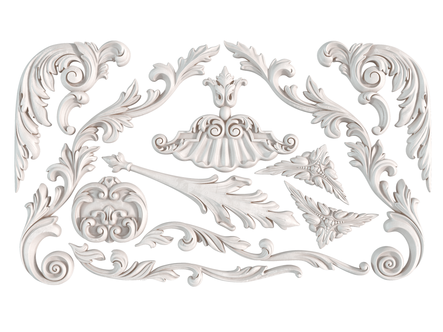 Dainty Flourishes – IOD Decor Mould