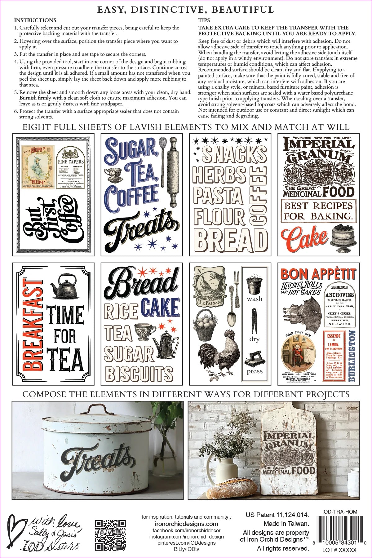 Home Sweet Home IOD Transfer 8x12 Pad