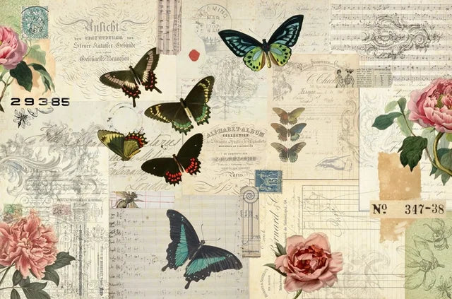 Butterfly Masterboard – Roycycled Decoupage Paper