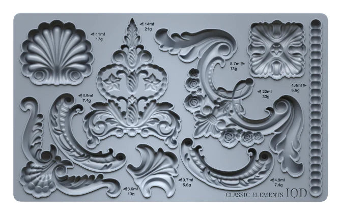 Classic Elements 6x10 IOD Mould