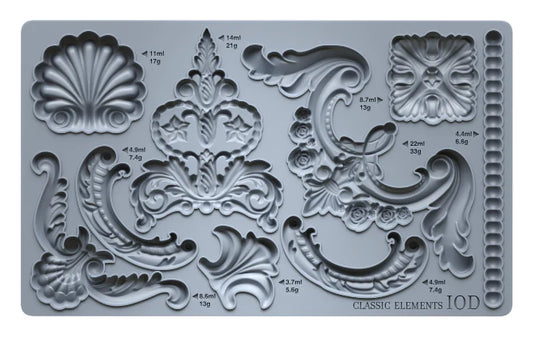 Classic Elements 6x10 IOD Mould