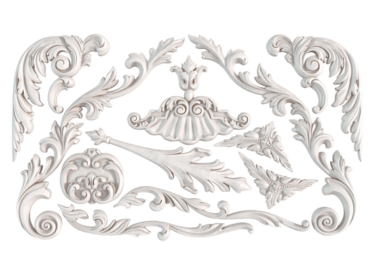 Dainty Flourishes – IOD Decor Mould
