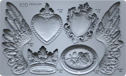 Heraldry 6x10 IOD Mould