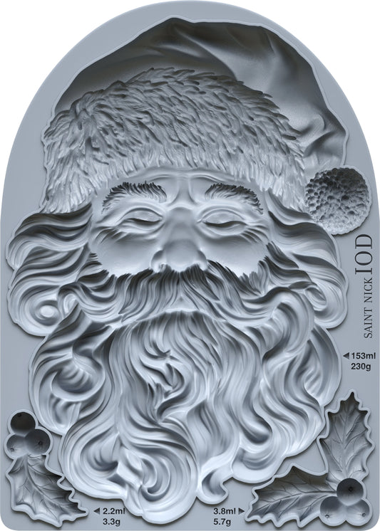 Saint Nick 5x7 IOD Mould