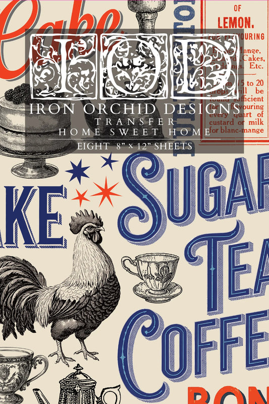 Home Sweet Home IOD Transfer 8x12 Pad