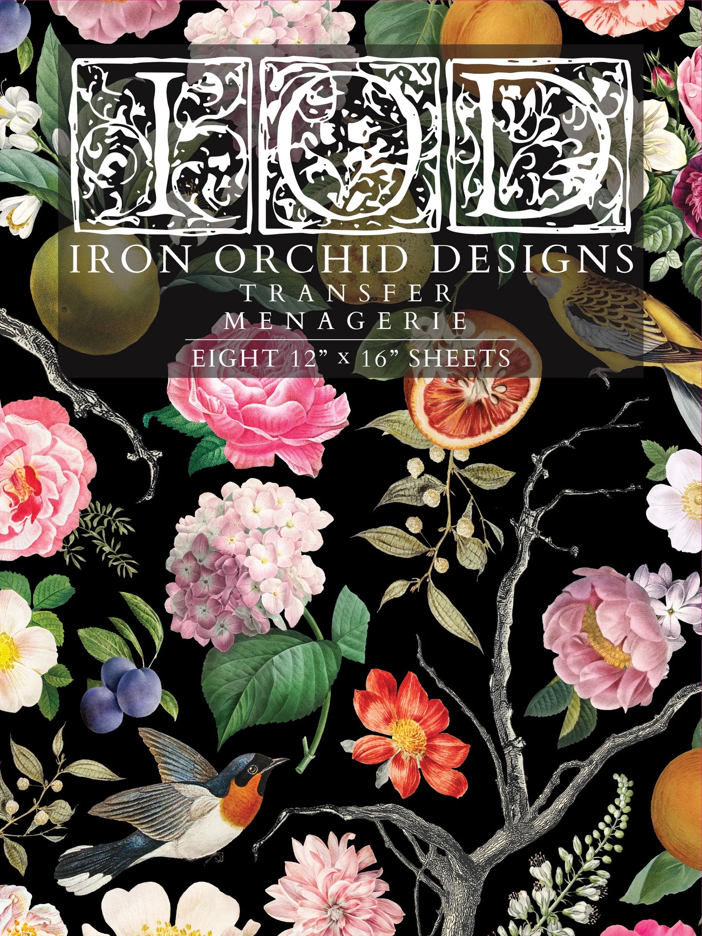 Menagerie IOD Transfer 12x16 Pad