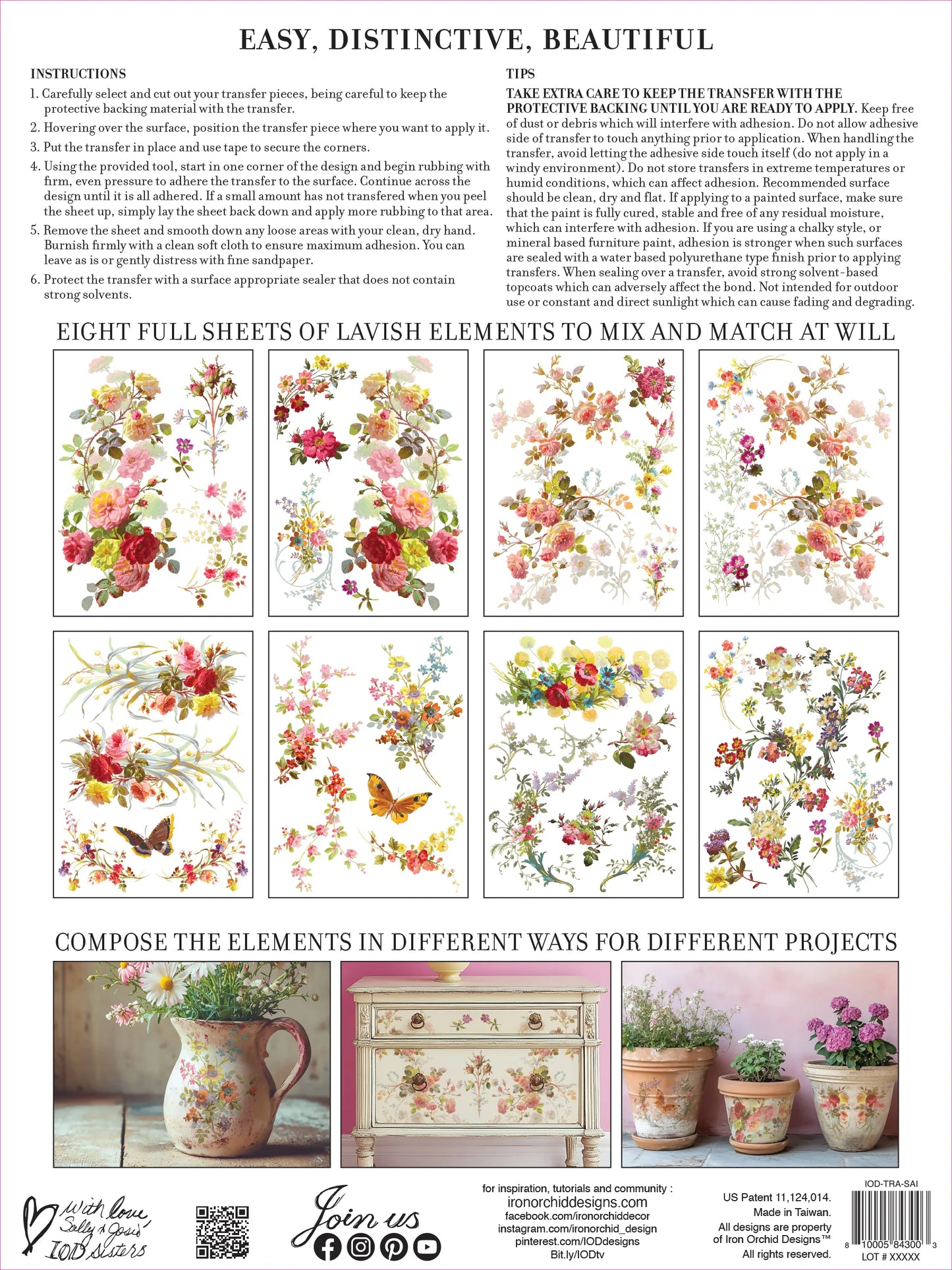 Saint Germain IOD Transfer 12x16 Pad